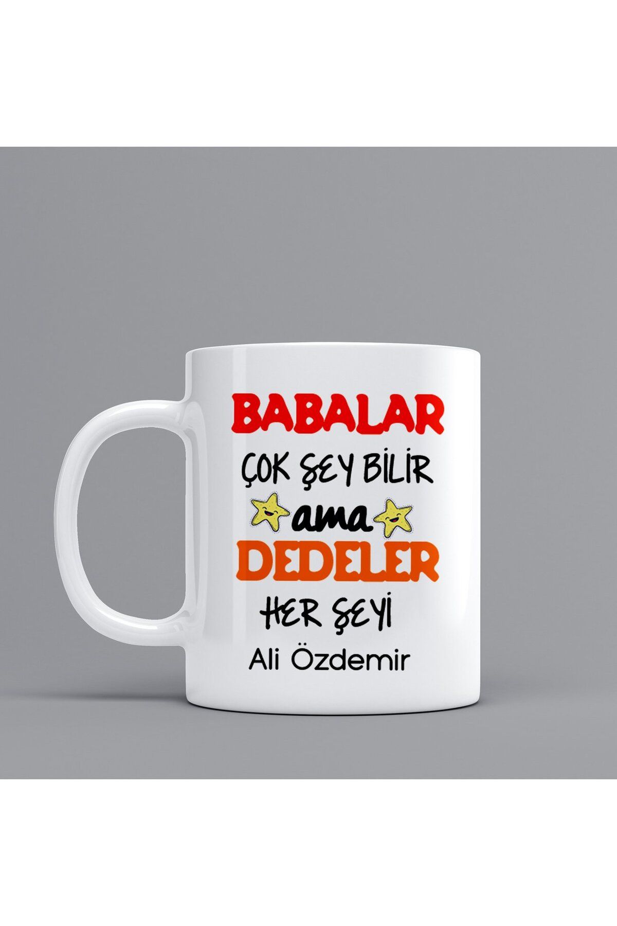 Teknookul Babalar ve Dedeler Temalı Hediye Kupa Bardak Kişiye Özel Hediye