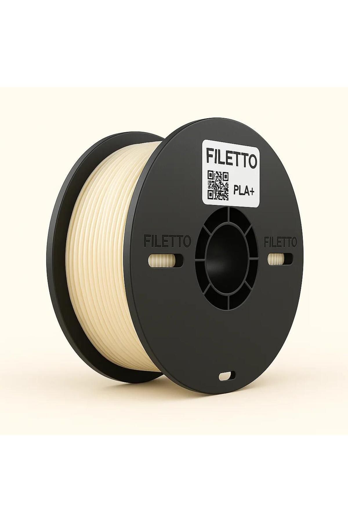 SANEC Filetto Pla+ Filament 1.75mm 1 Kg - İnci Beyazı