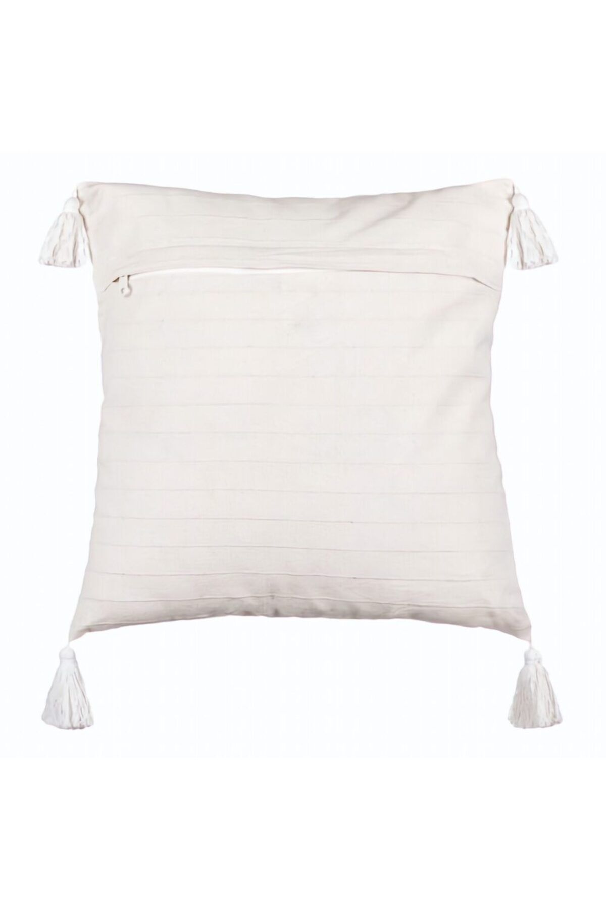 BEKZ-Pillowcase with Fringes with Assasin's Creed Fans, 45x45 cm, Ecru, With zipper 2