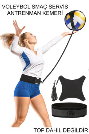 GAZELMANYA Voleybol Antrenman Kemeri Ayarlanabilir Top Tutucu Bel Kemeri Vole...