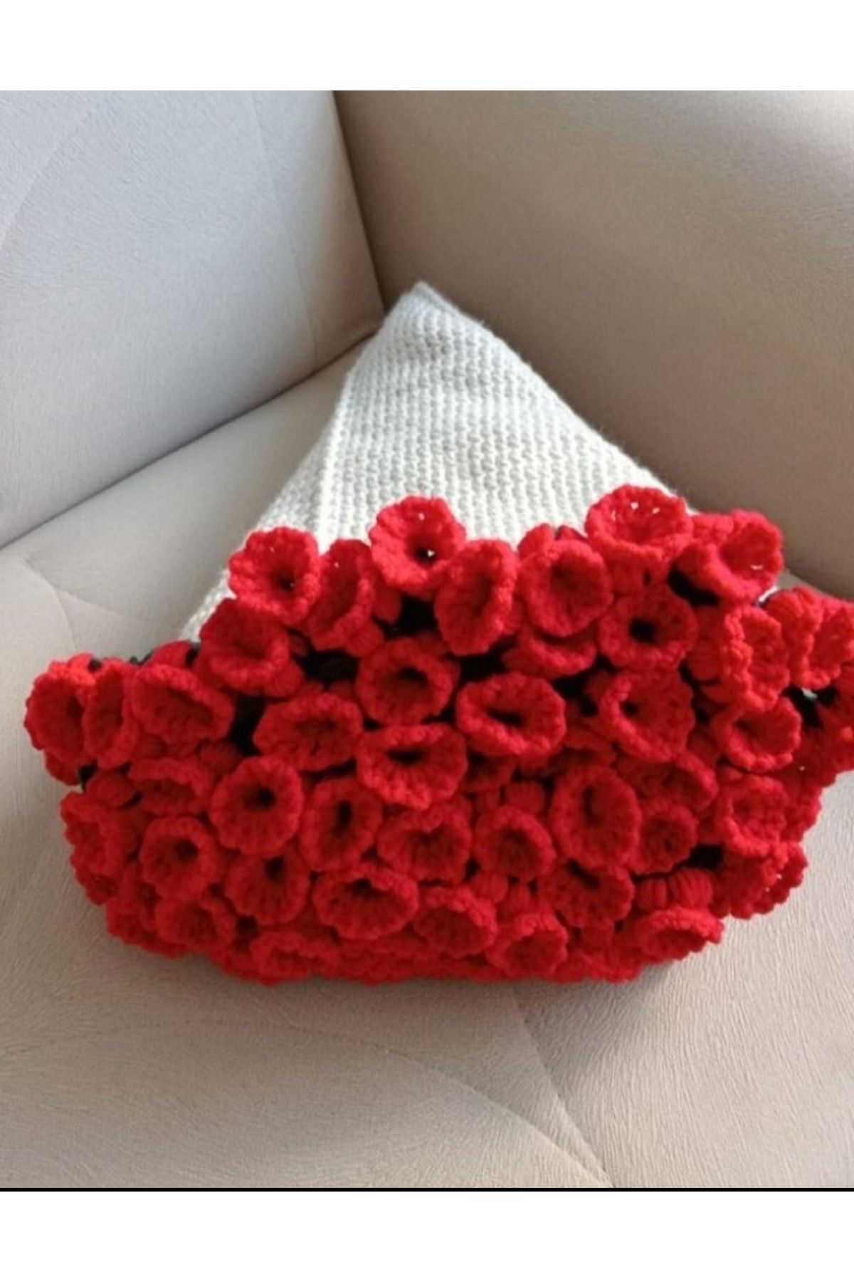 ZAHandmade Lale şal buketi (70cm)