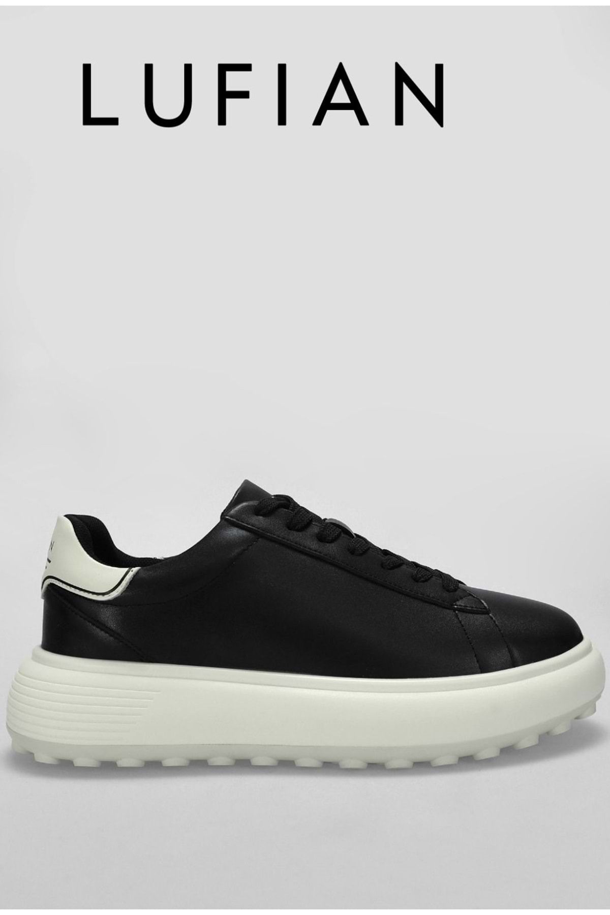 Kids Club Shoes Lufian 111230270 Raınbow Sneaker Erkek Deri Ayakkabı SİYAH