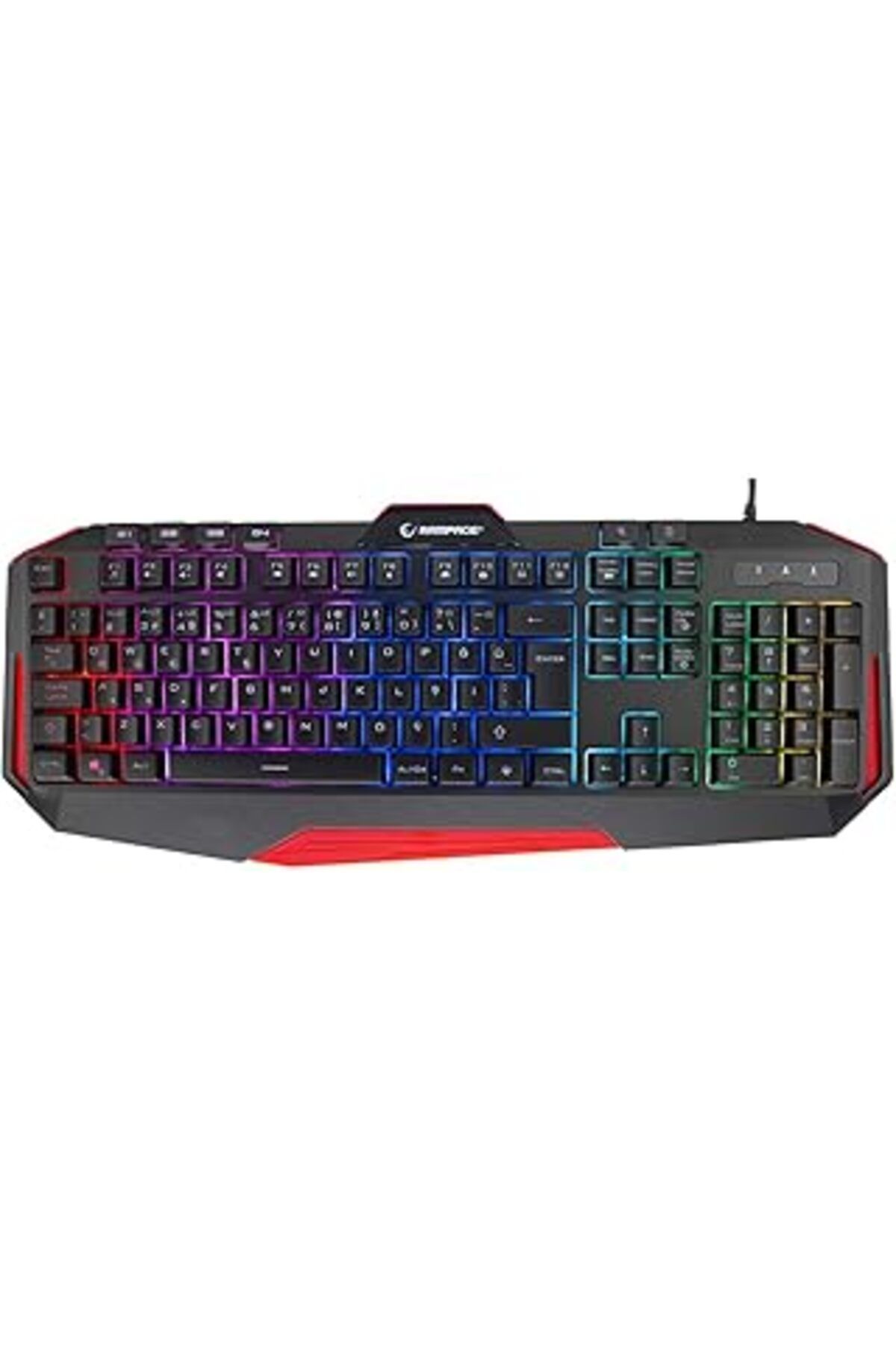 Roses Store Rampage Kb-Rx7 Alpor Pro Siyah Usb Rgb Aydınlatmalı Q Gaming Oyuncu Klavyesi