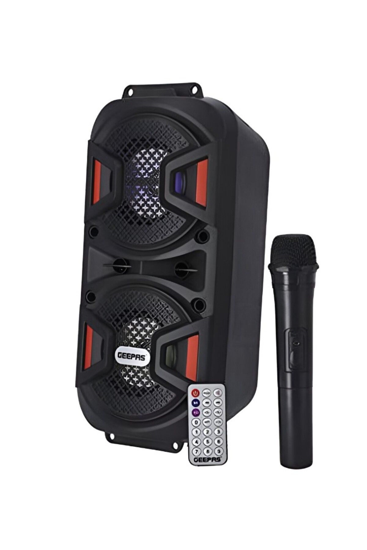 Geepas-Rechargeable Portable Bluetooth Speaker with Handle – Powerful Sound, Built-in Battery 1