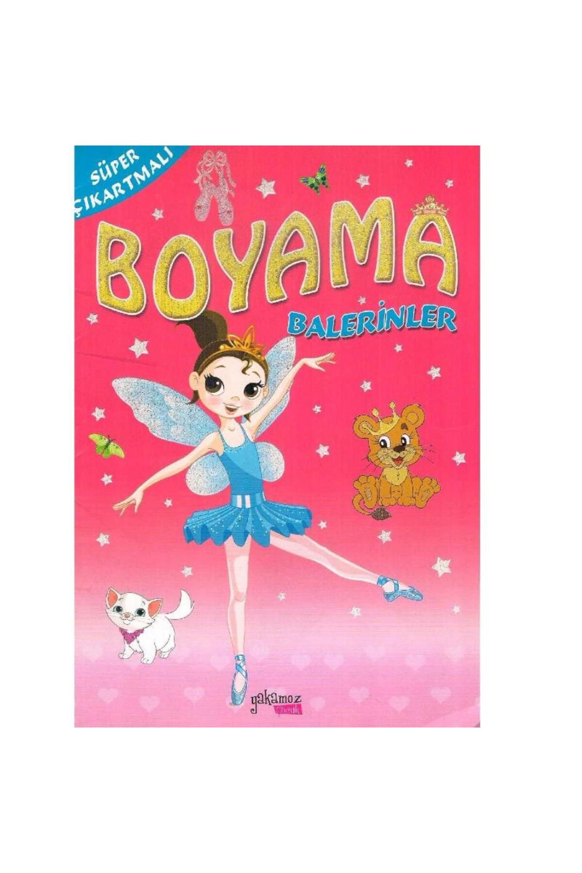 Türk Dil Kurumu Yayınları Boyama Balerinler Süper Çıkartmalı (2.El)Kitap