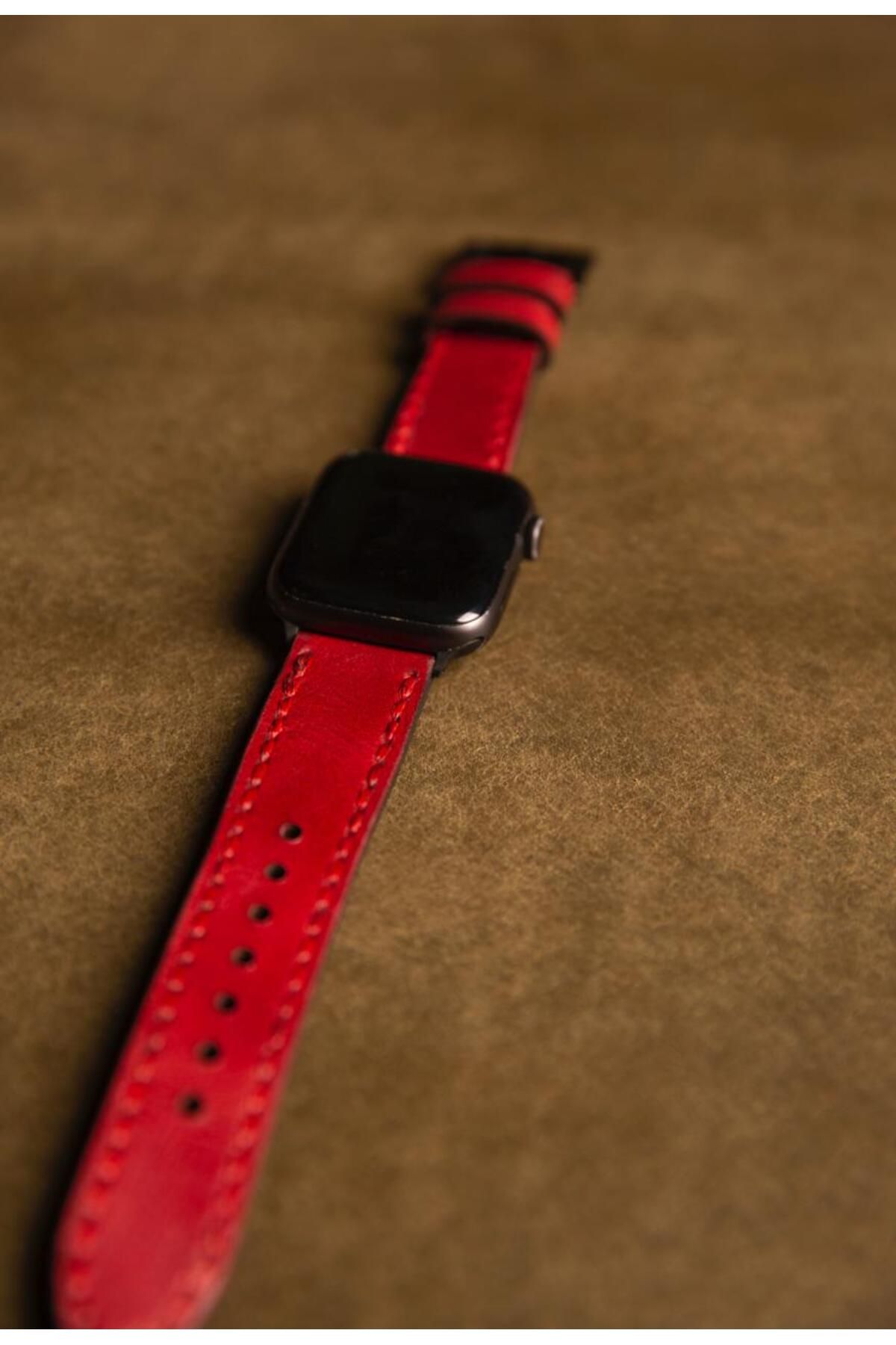 Derycraft Apple Watch Deri Kordon 42/44/45/46/49 Ultra & Ultra 2 Uyumlu 3 4 5 6 7 Se 8 9 10