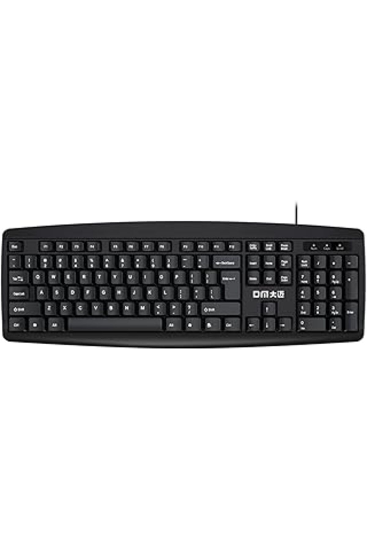 Karachil Dm K10 Siyah Kablolu İngilizce Q Klavye