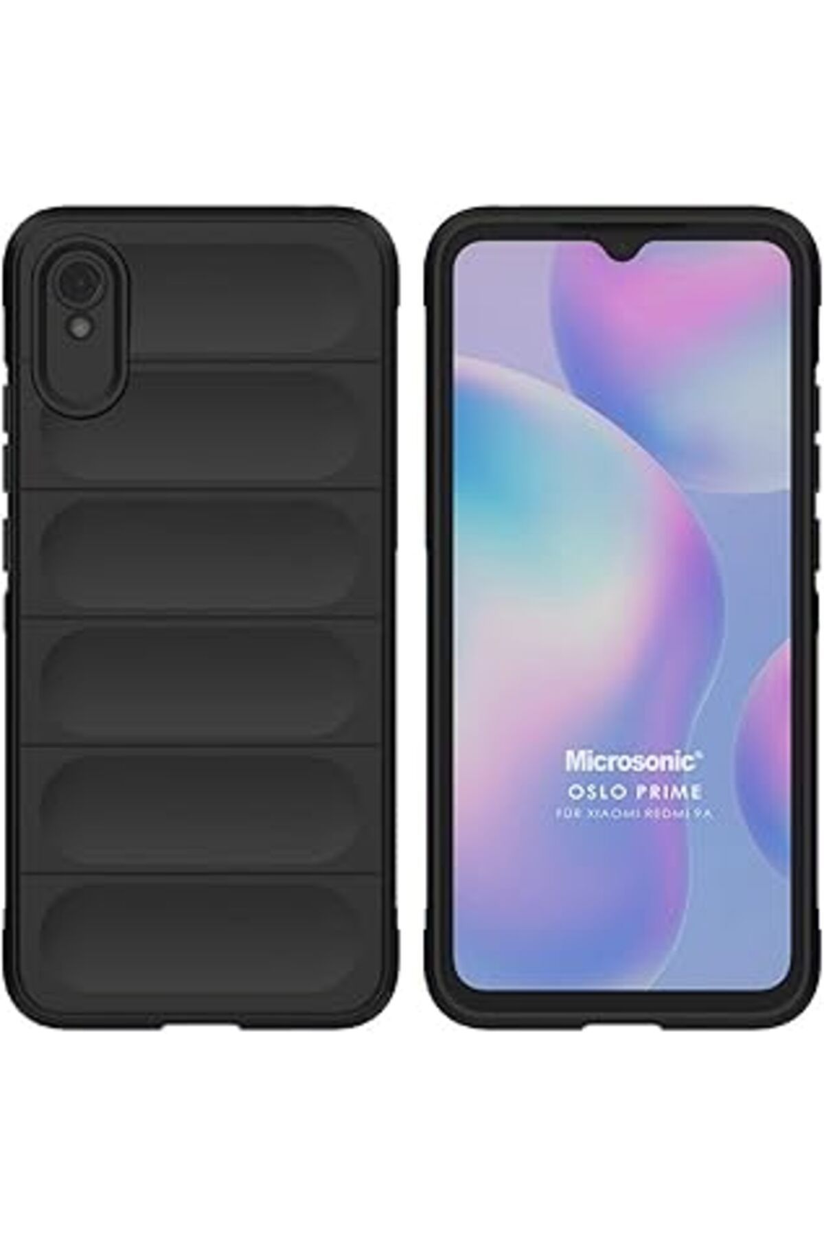 Karachil Microsonic Xiaomi Redmi 9A Için Kılıf Oslo Prime Siyah [Redmi 9A Ile Uyumlu Kılıf - Siyah]