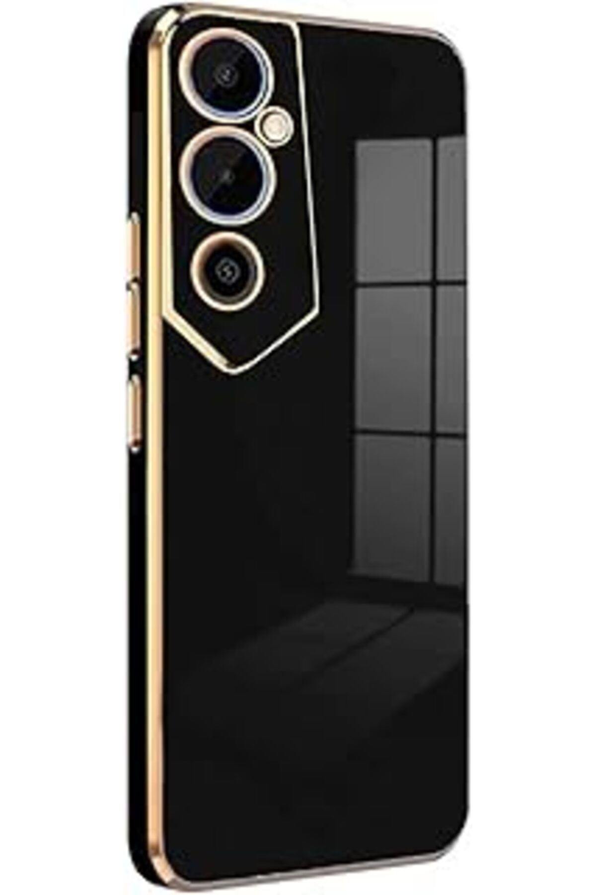 Karachil Microsonic Tecno Pova 4 Pro Için Kılıf Olive Plated Siyah [Pova 4 Pro Ile Uyumlu Kılıf - Siyah]