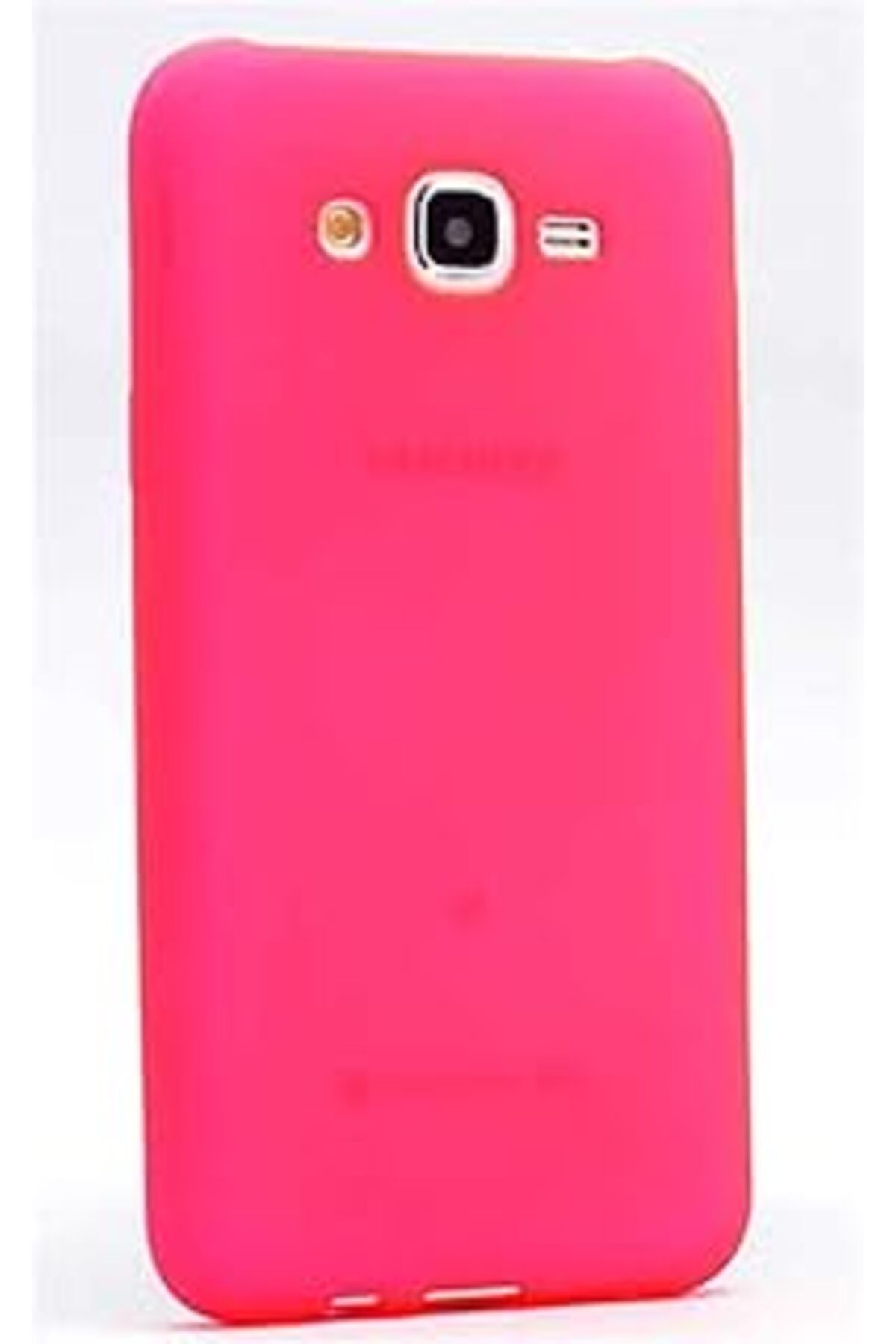 Karachil Zore Premier J5 Ile Uyumlu Pink Silikon Kapak