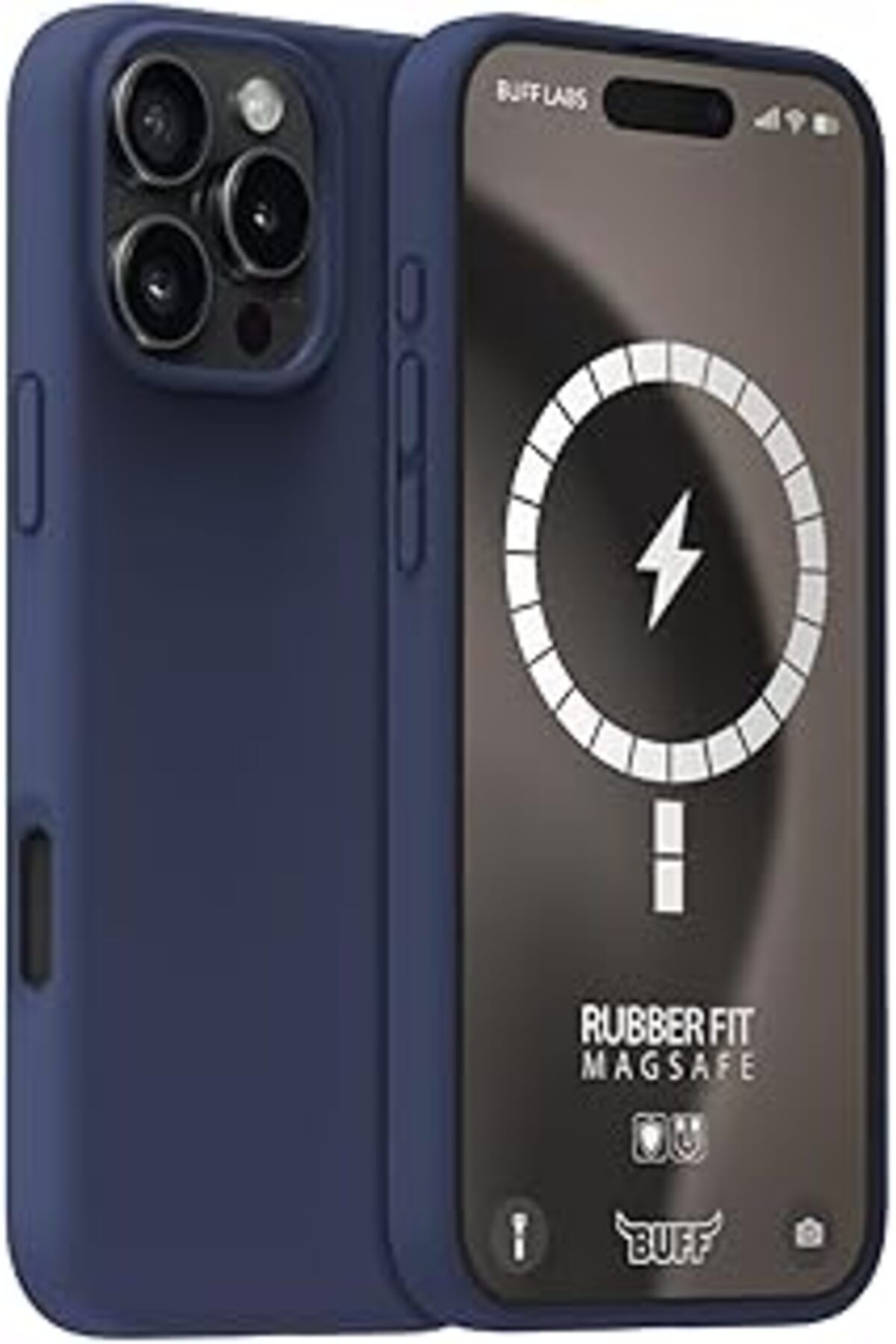 Karachil Buff Labs Iphone 16 Pro Max Ile Uyumlu Magsafe Destekli Rubber Fit Silikon Kılıf, Yumuşak, Kablosuz