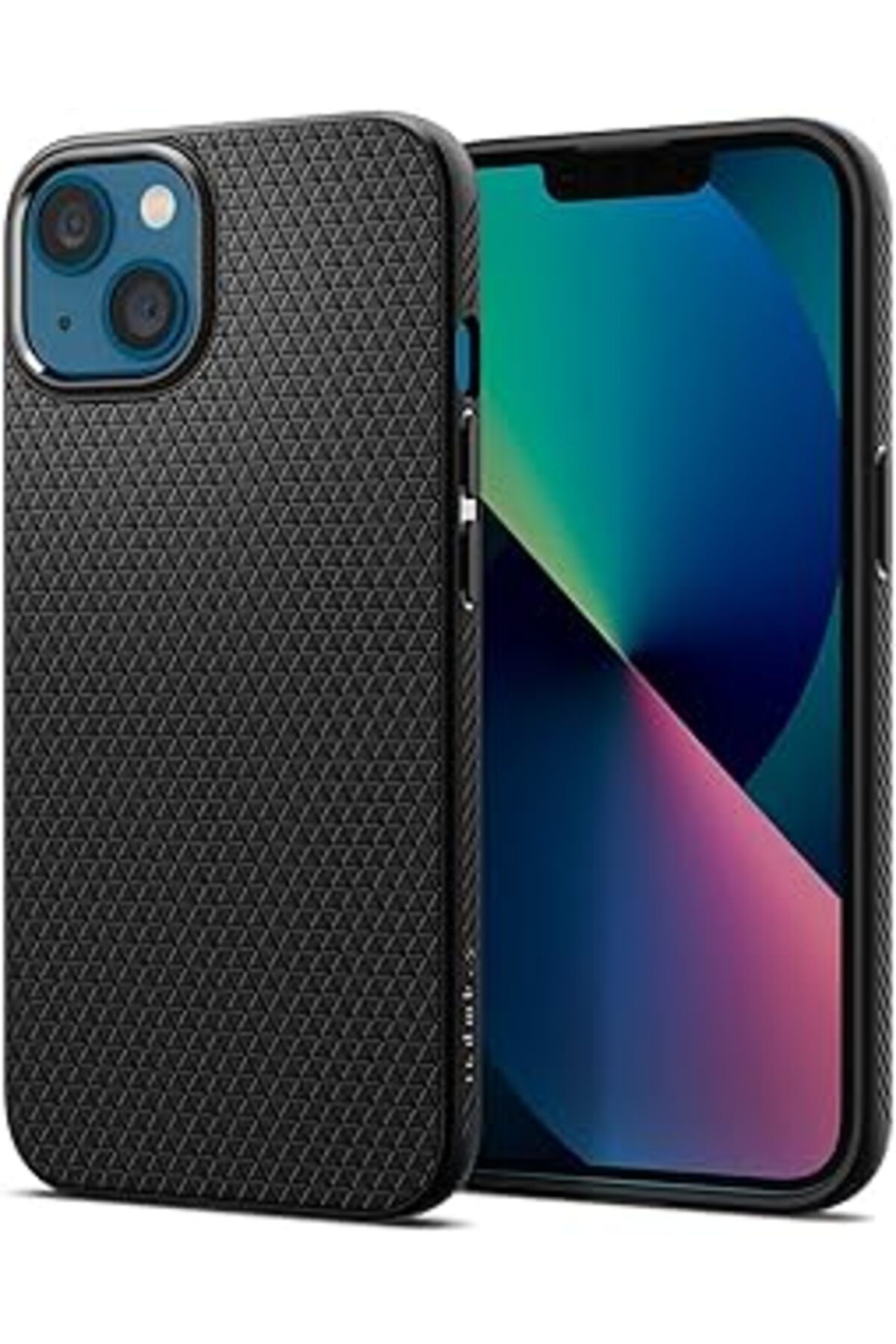 Pazarcan Iphone 13 Kılıf Liquid Air Matte Black - Acs03519