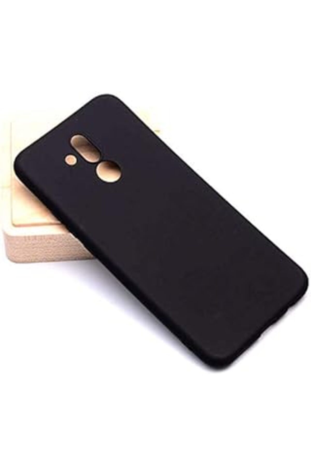 Karachil Huawei G8 Uyumlu Mat Yumuşak Silikon Kılıf (Siyah)