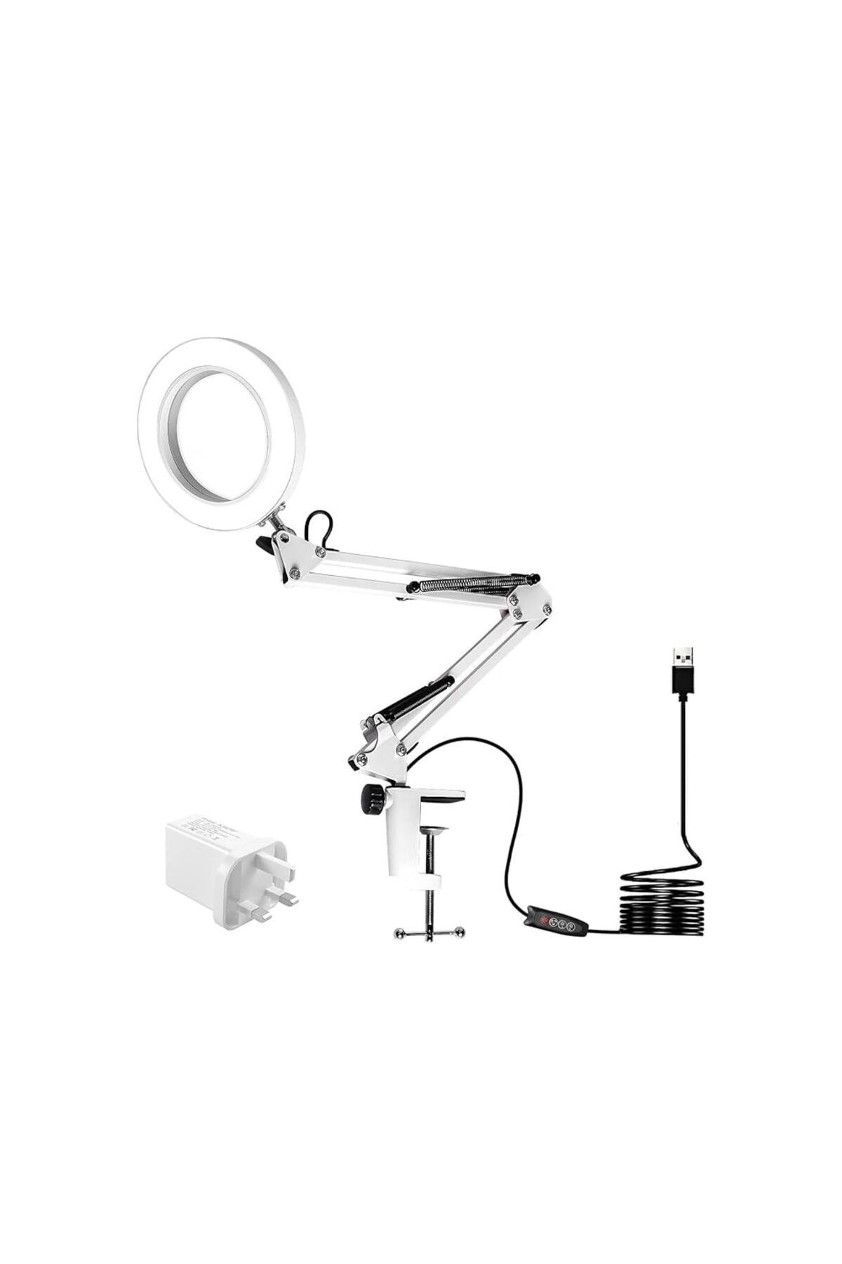 zerzembe Ring Light Led Youtuber Stüdyo Işığı Akrobat Selfie Led Masa Lambası Işık