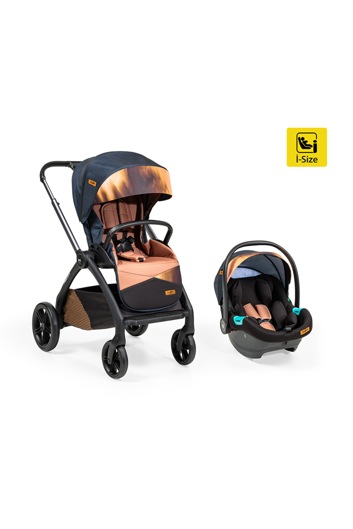 Baby2Go B2g 25430 Falcon Travel Sistem Bebek Arabasi/ Sari