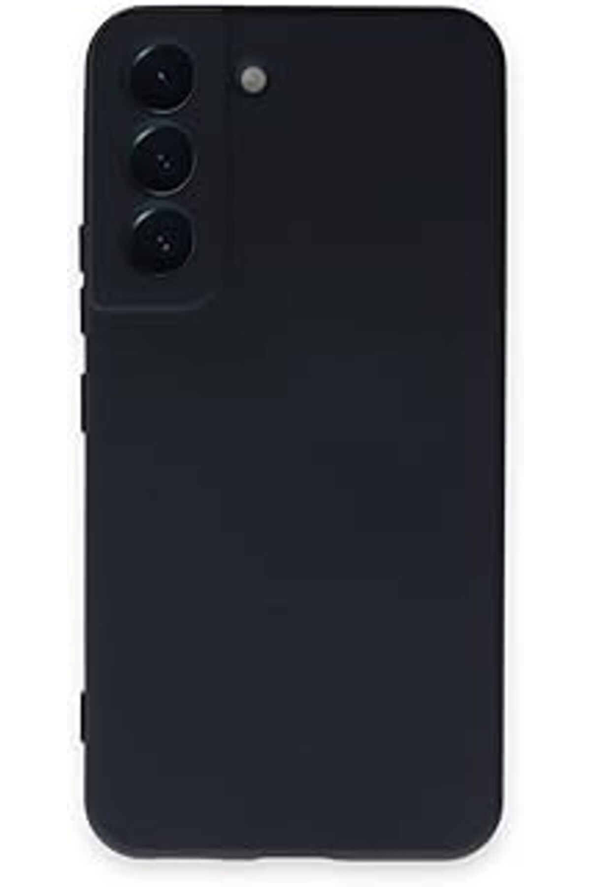 Karachil Kzy İletişim Samsung Galaxy S22 Ile Uyumlu Kapak Kamera Korumalı Içi Kadife Lansman Silikon Kılıf -
