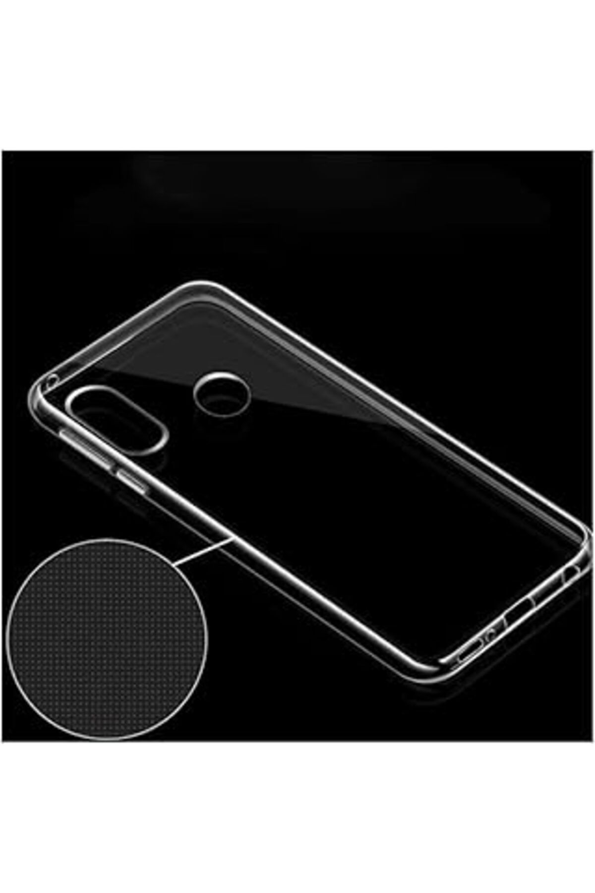 Karachil Zore 8245 Galaxy A20 Ile Uyumlu Kılıf, Süper Silikon, Renksiz