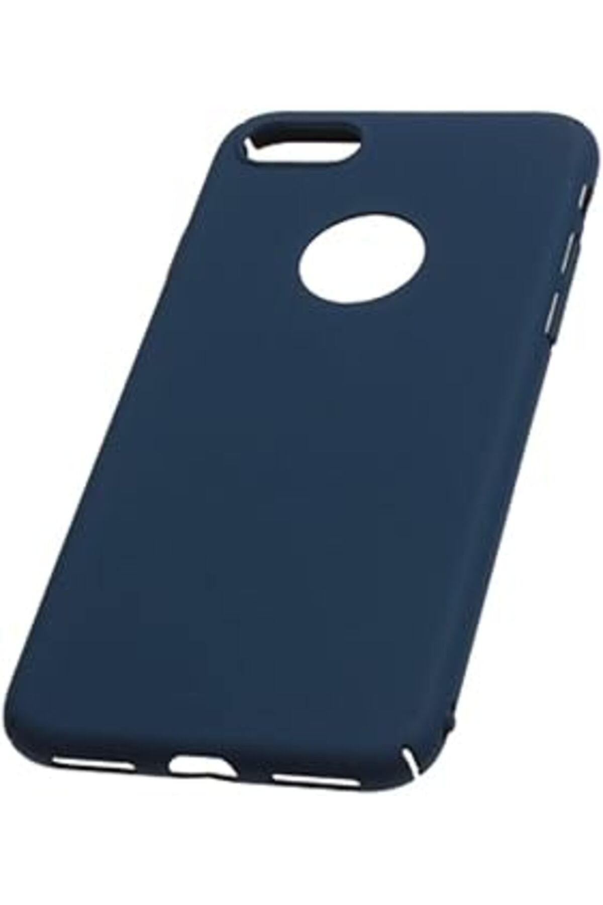Karachil Iphone 6 / 6S Uyumlu Sert Rubber Silikon Kılıf (Mavi)