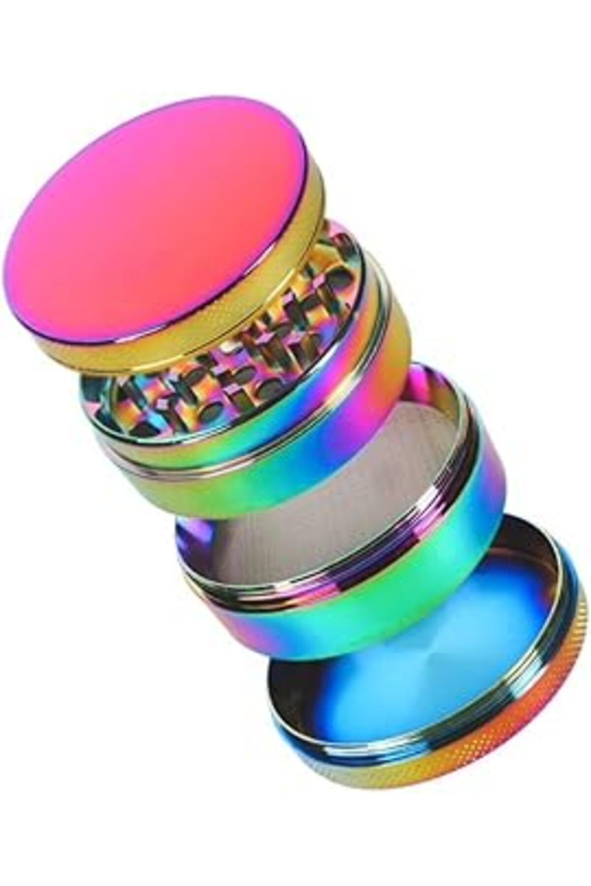 Karachil Valkyrie 63 Mm 4 Katmanlı Mıknatıslı Çinko Alaşım Herbal Grinder Baharat Bitki Ot Tütün Öğütücü Ren