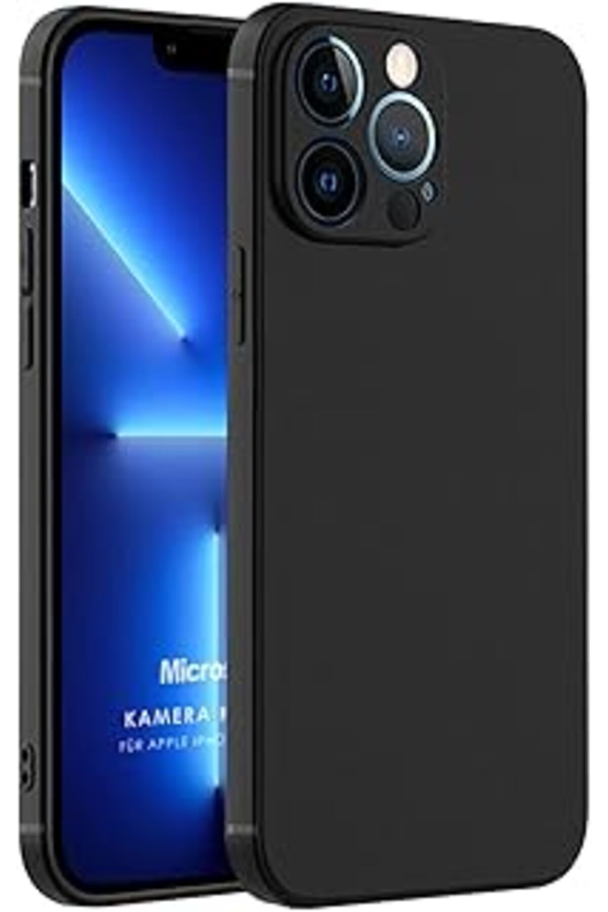 Karachil Microsonic Apple Iphone 13 Pro Için Kılıf Kamera Korumalı Siyah [Iphone 13 Pro Ile Uyumlu Kılıf - S