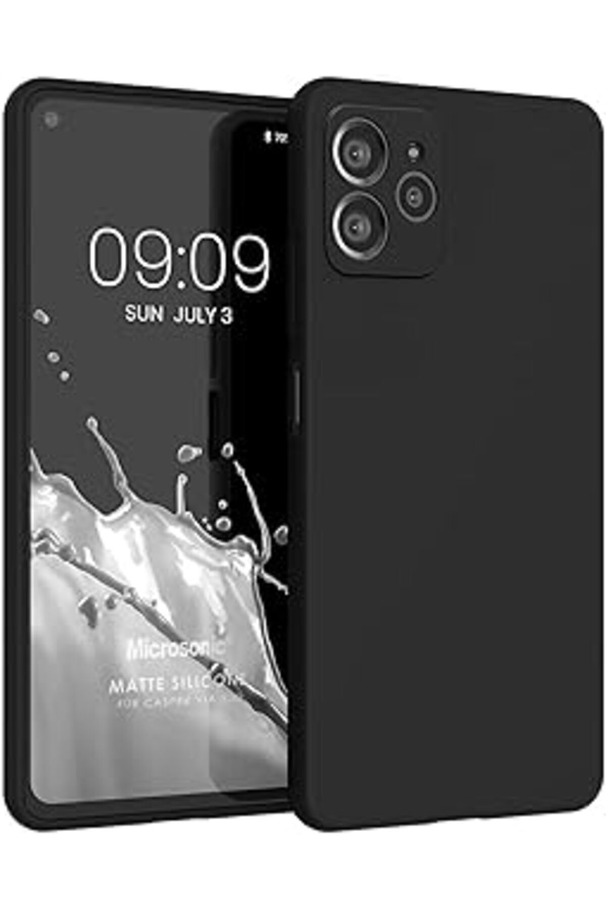 Karachil Microsonic Matte Silicone Casper Via X30 Için Kılıf Siyah [Via X30 Ile Uyumlu Kılıf - Siyah]