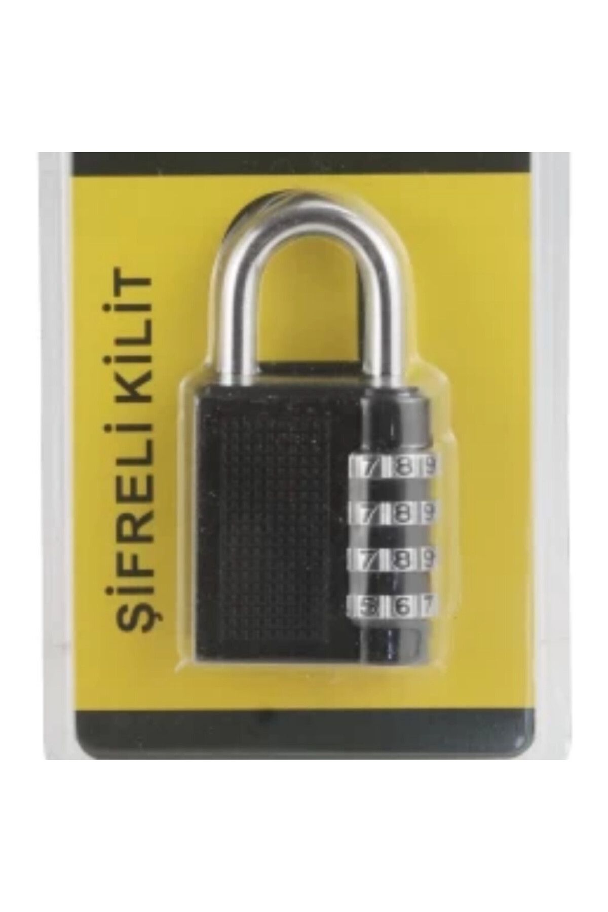abnturk 32mm Siyah şifreli Asma Kilit