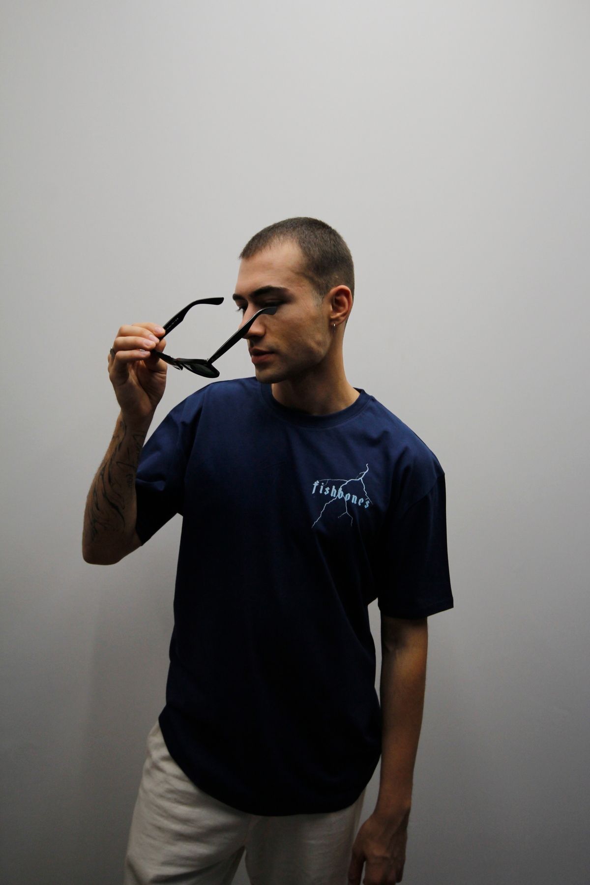 Fishbones Unisex Oversize 'Mental Disorder' Geniş Kalıp Tişört
