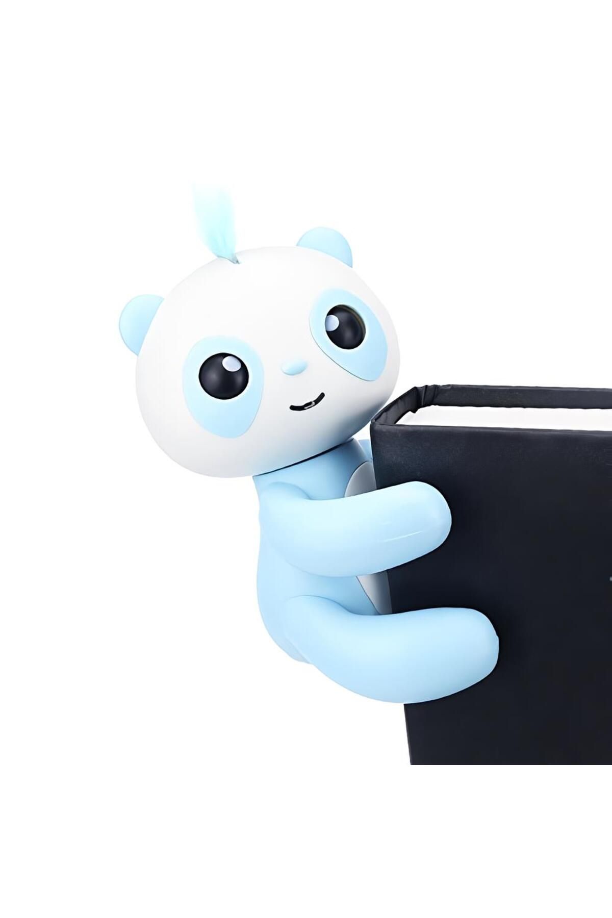e-life shop Dokunma Refleksli İnteraktif Elektronik Parmak Panda Oyuncak Akıllı Bebek Panda Gelişim Oyuncağı Mvi