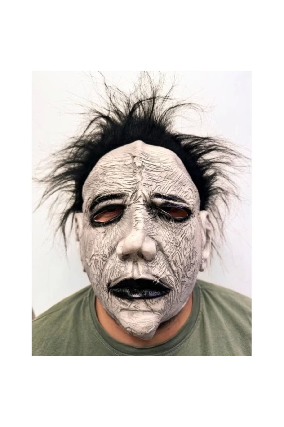 Zayla Michael Myers Siyah Saçlı Yüz Maskesi