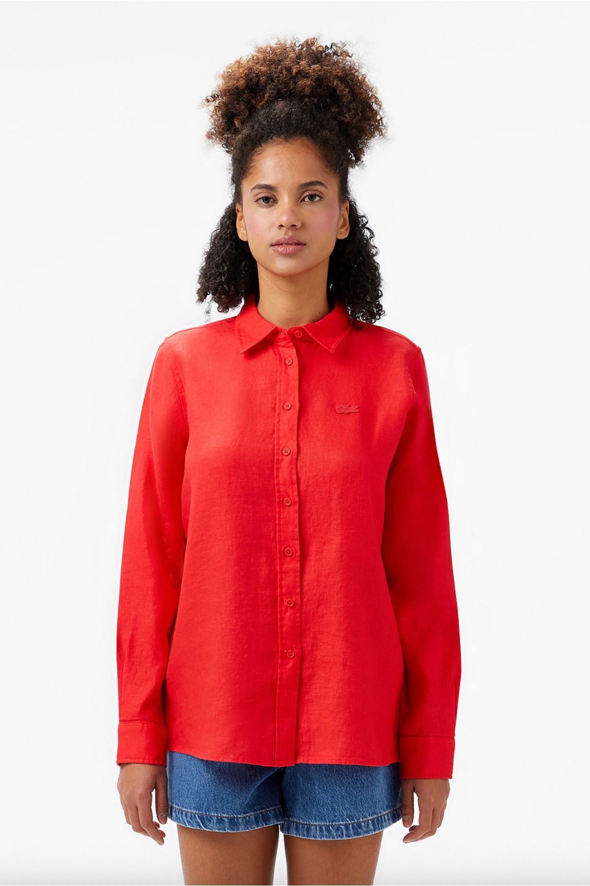 Lacoste Oversized Poplin Shirt