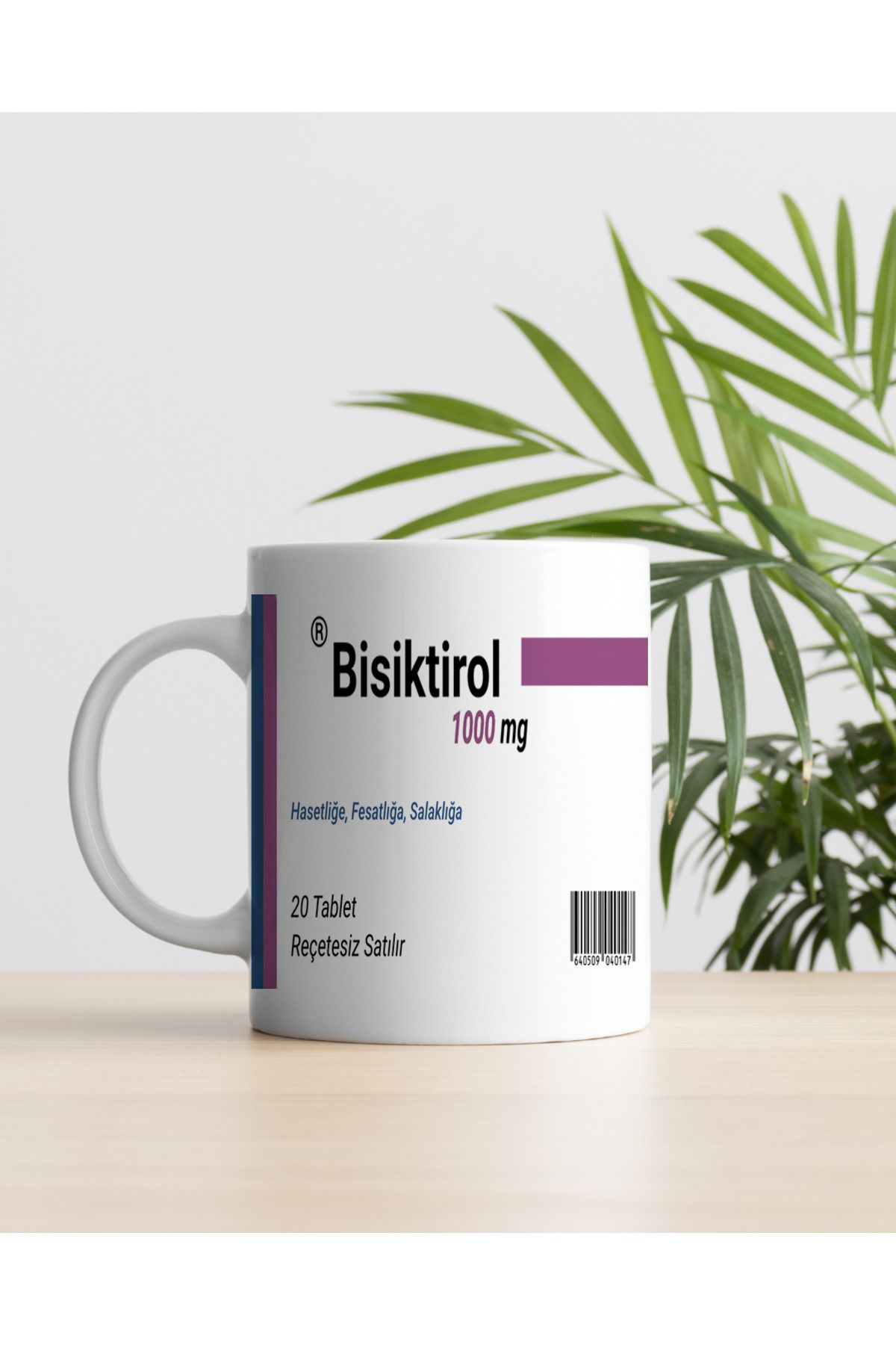 DİLAHOME Bisiktrol İlaç Baskılı Kupa Bardak - Komik Yazılı Kupa Bardak