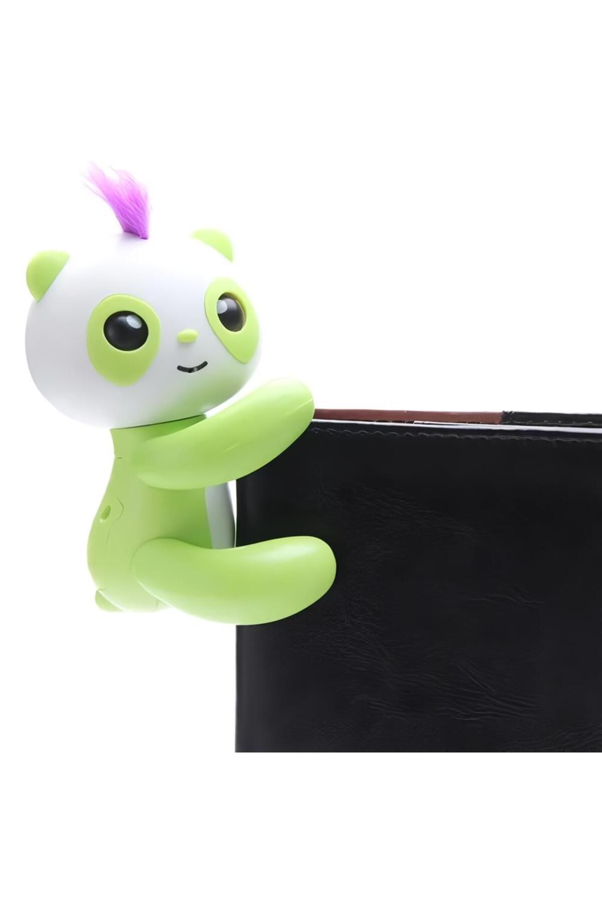 e-life shop Dokunma Refleksli İnteraktif Elektronik Parmak Panda Oyuncak Akıllı Bebek Panda Gelişim Oyuncağı Yşl