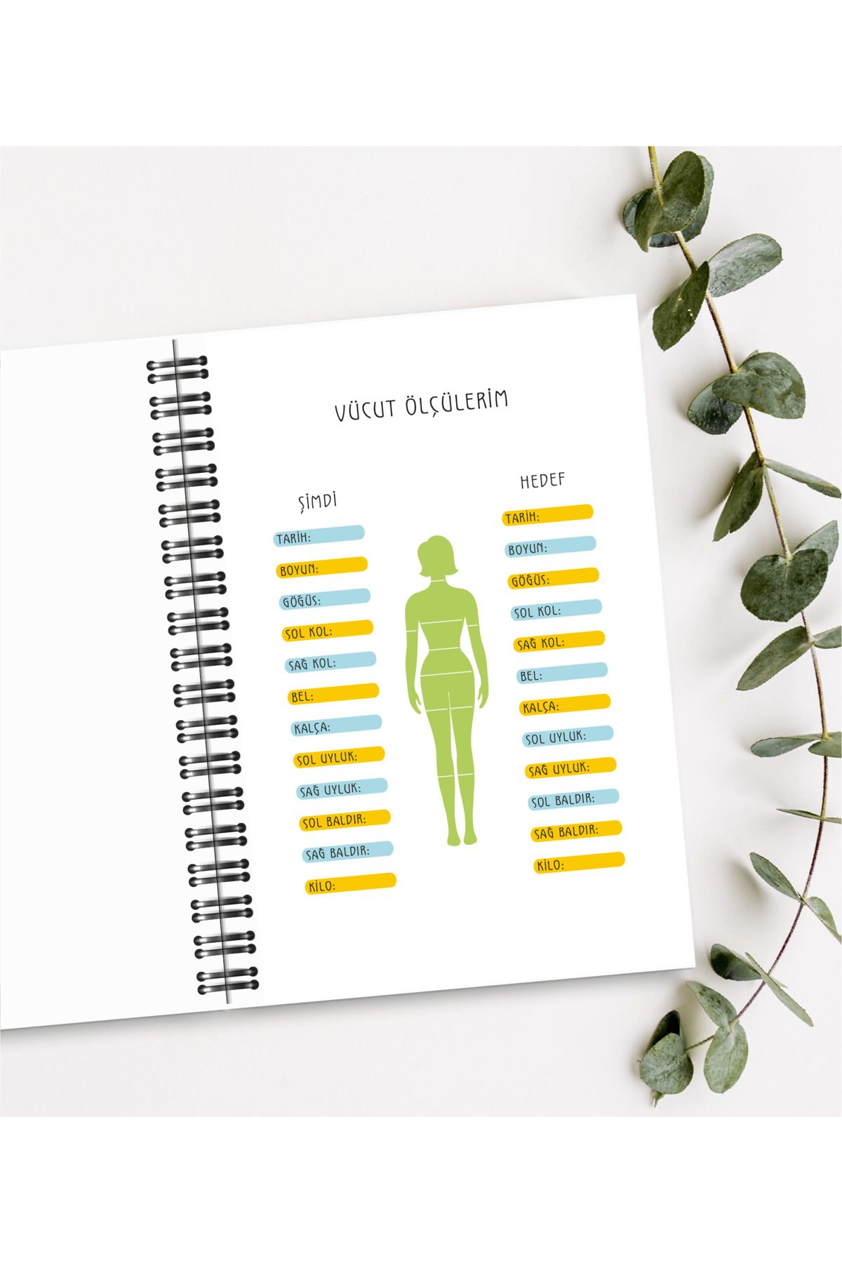 BULUT DİJİTAL-Diet and Exercise Program Tracking Notebook & Diet Notebook 2
