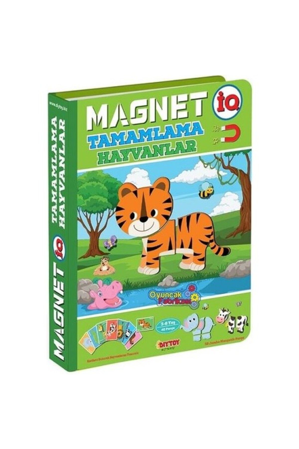 gnsstore Dıytoy Magnet Iq Tamamlama Hayvanlar 40Prç Iq1512
