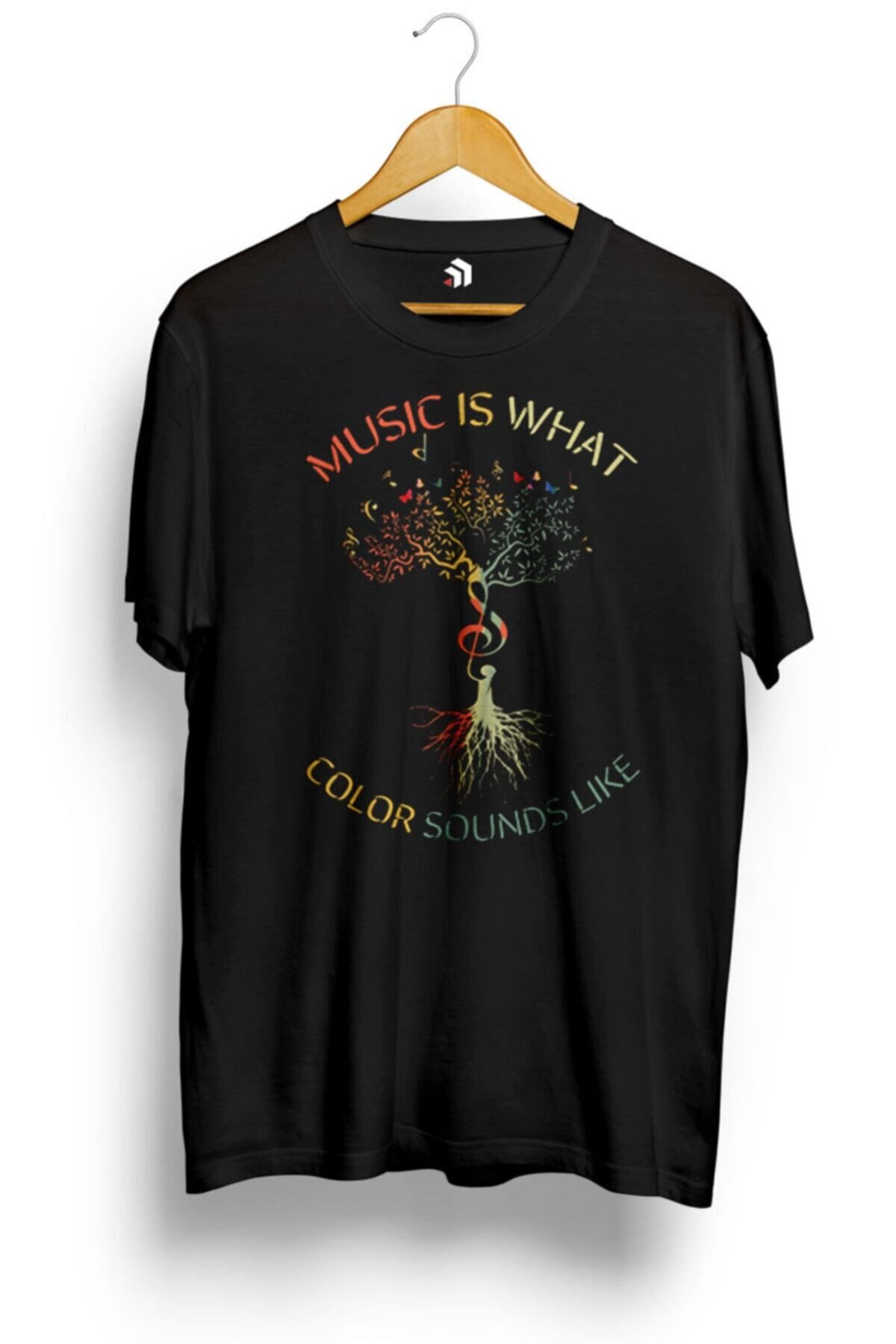 Miba Store Music What Colors Sounds Like Musician Musical Müzik Temalı Tişört