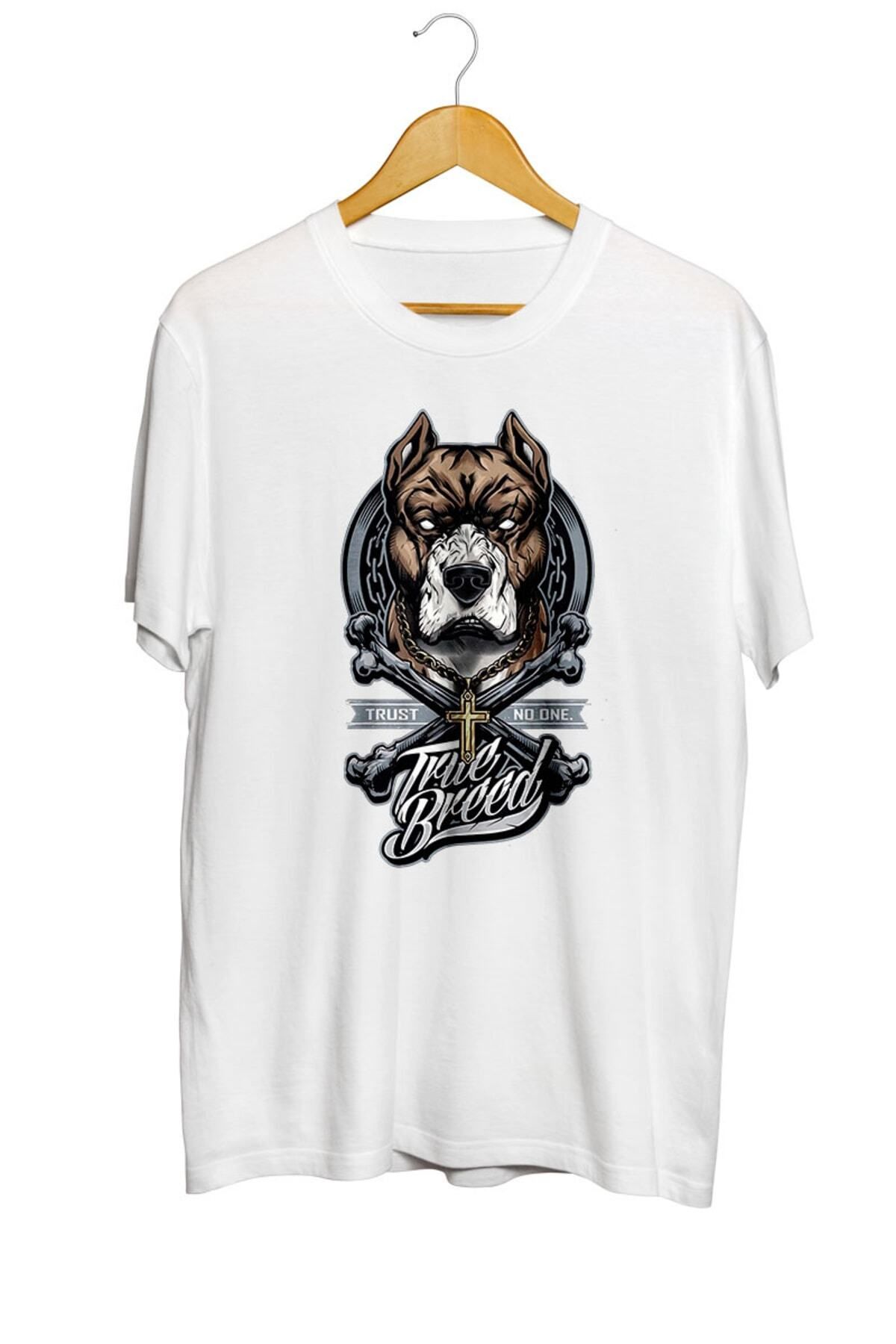 Miba Store Trust No One Pitbull Unisex Tişört