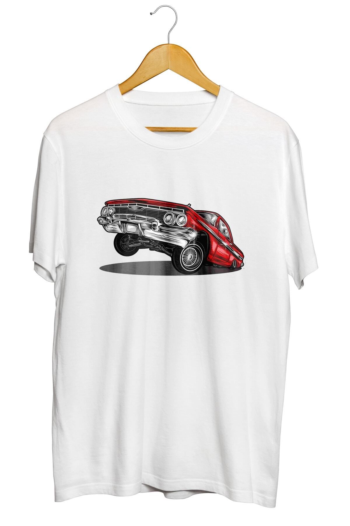Miba Store Low Classic Araba Baskılı Unisex Tişört