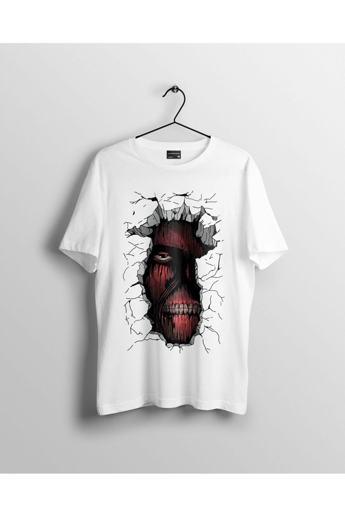 Miba Store Attack On Titan The Titan Inside The Wall Anime Tişört