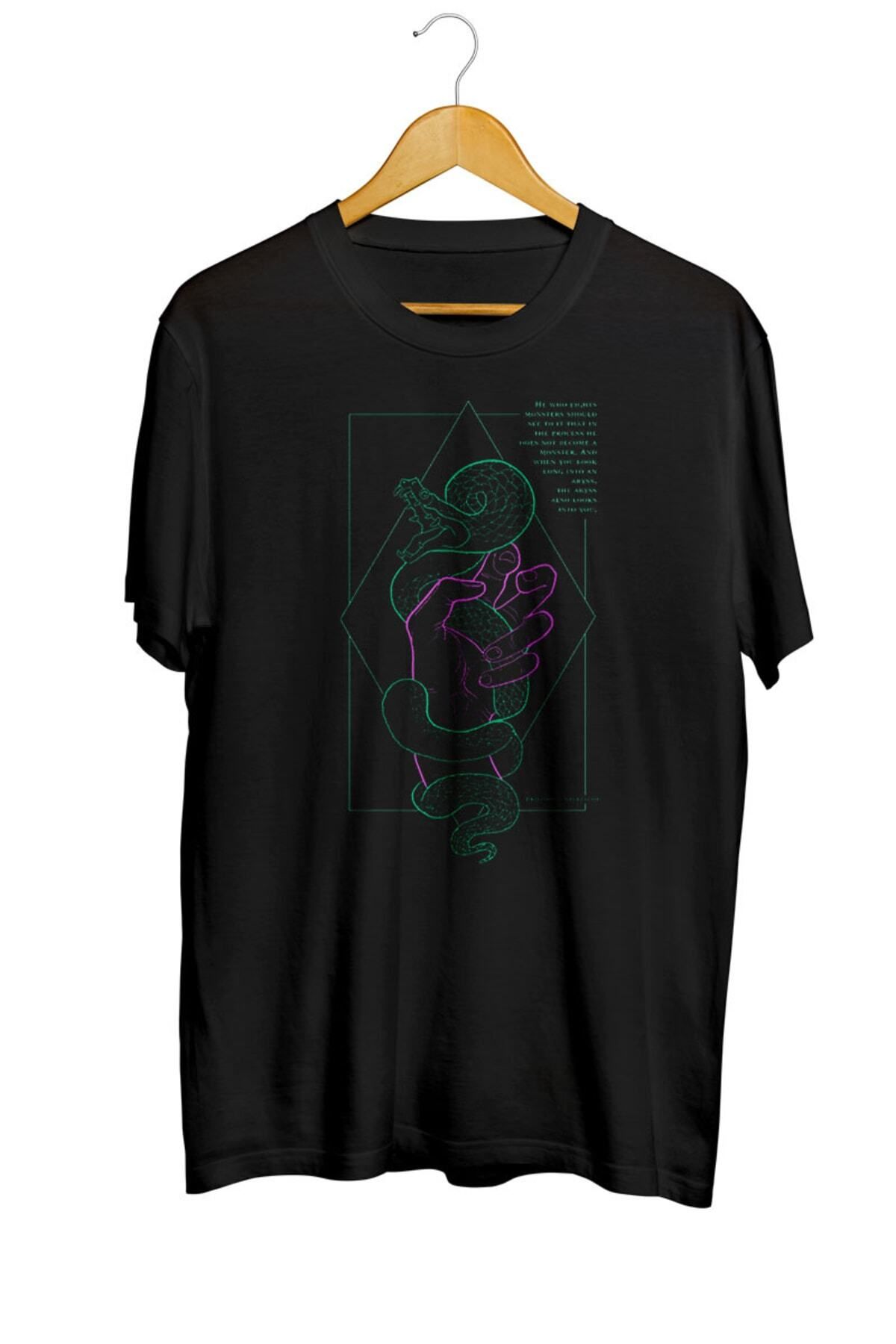 Miba Store Friedrich Nietzsche Baskılı Tişört