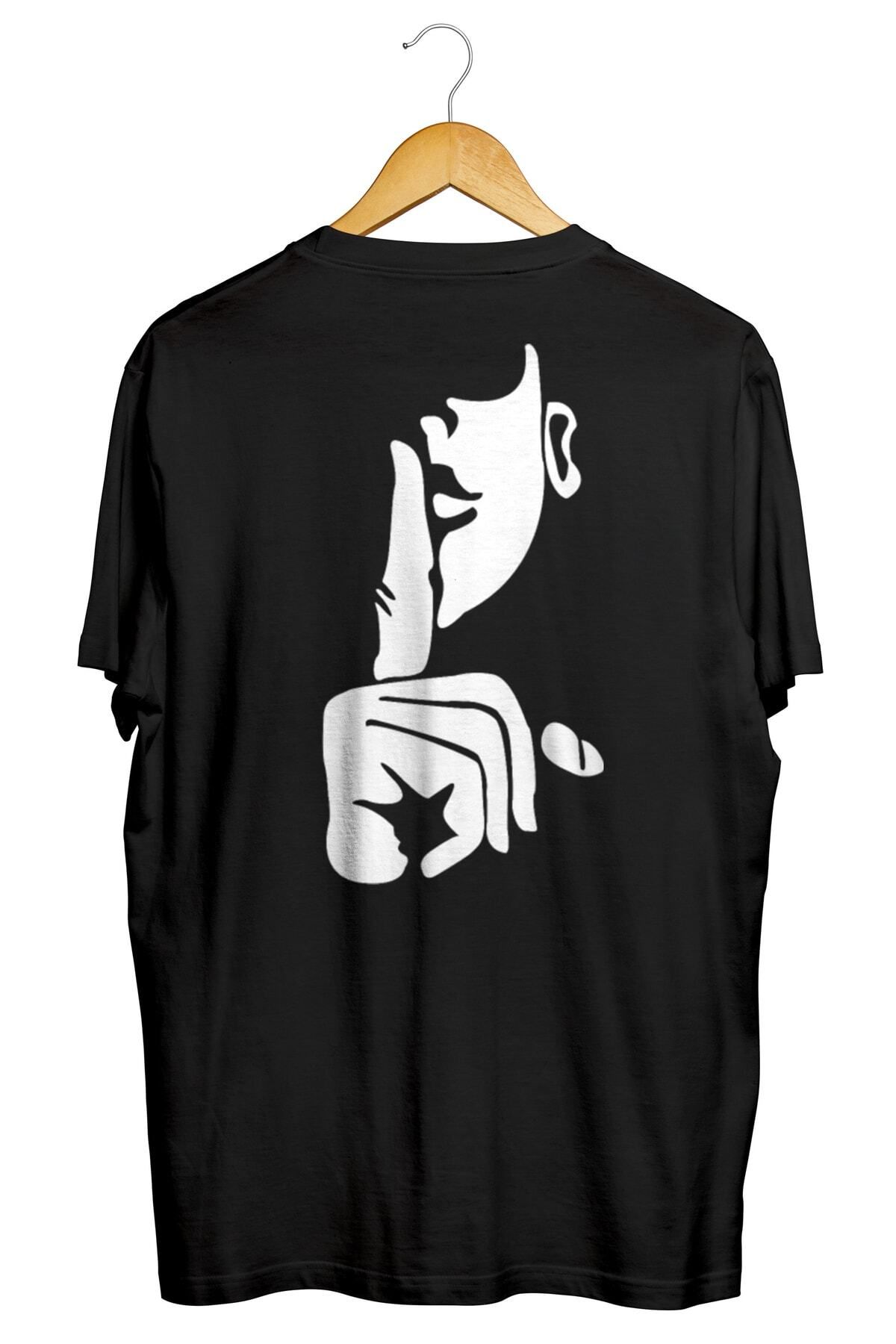 Miba Store Şiit Sessiz Ol - Sırt Baskılı Unisex Tişört