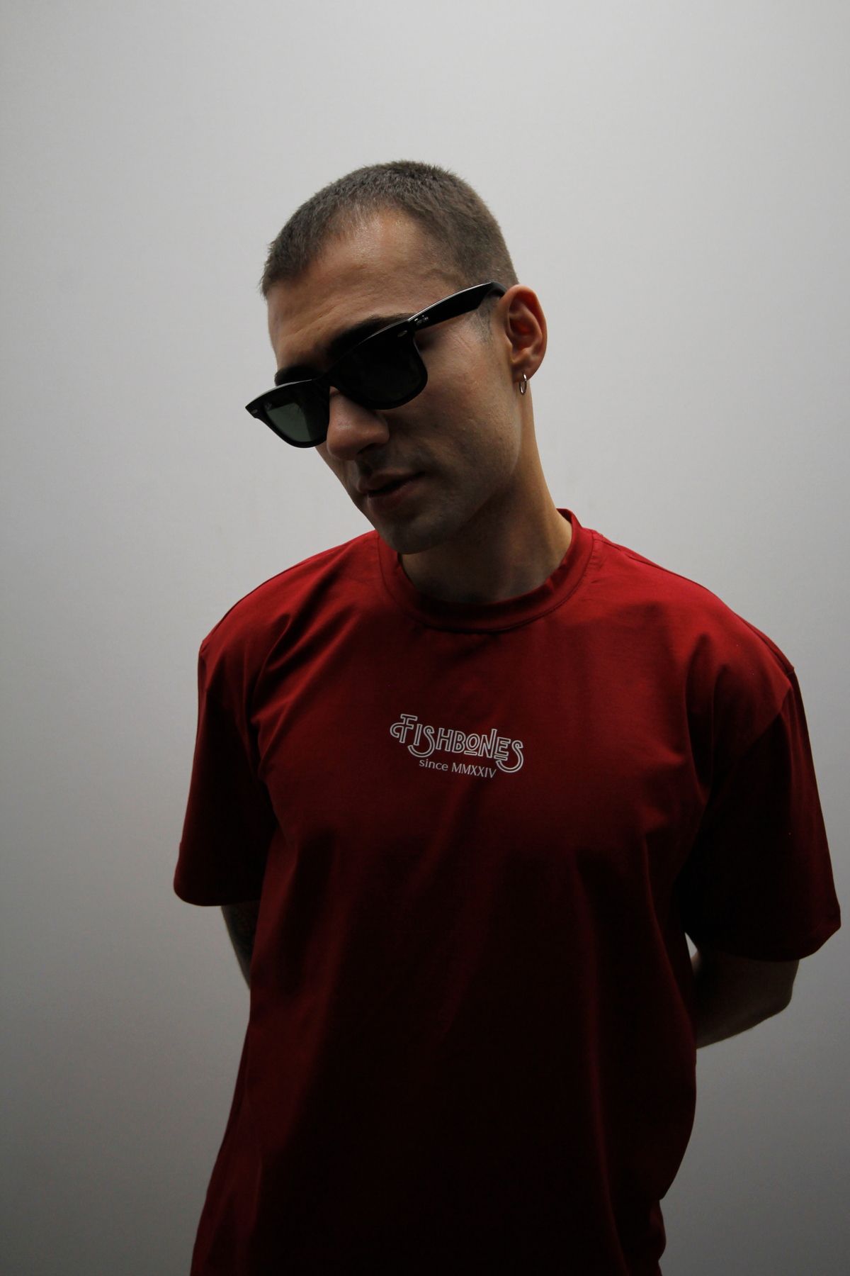 Fishbones Unisex Oversize 'Athletic Dept' Geniş Kalıp Tişört