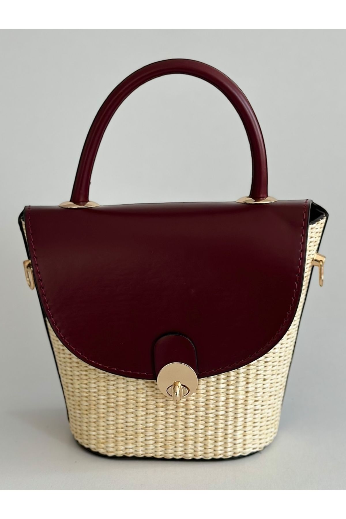 Boutiquehaki Ardea Hasır Bucket El ve Omuz Çantası