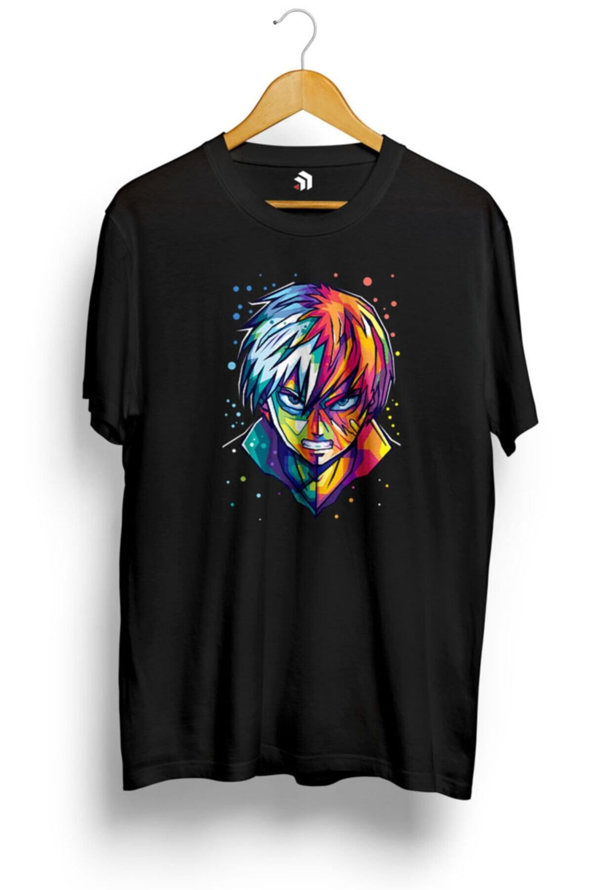 Miba Store Todoroki Shoto Anime Baskılı Tişört