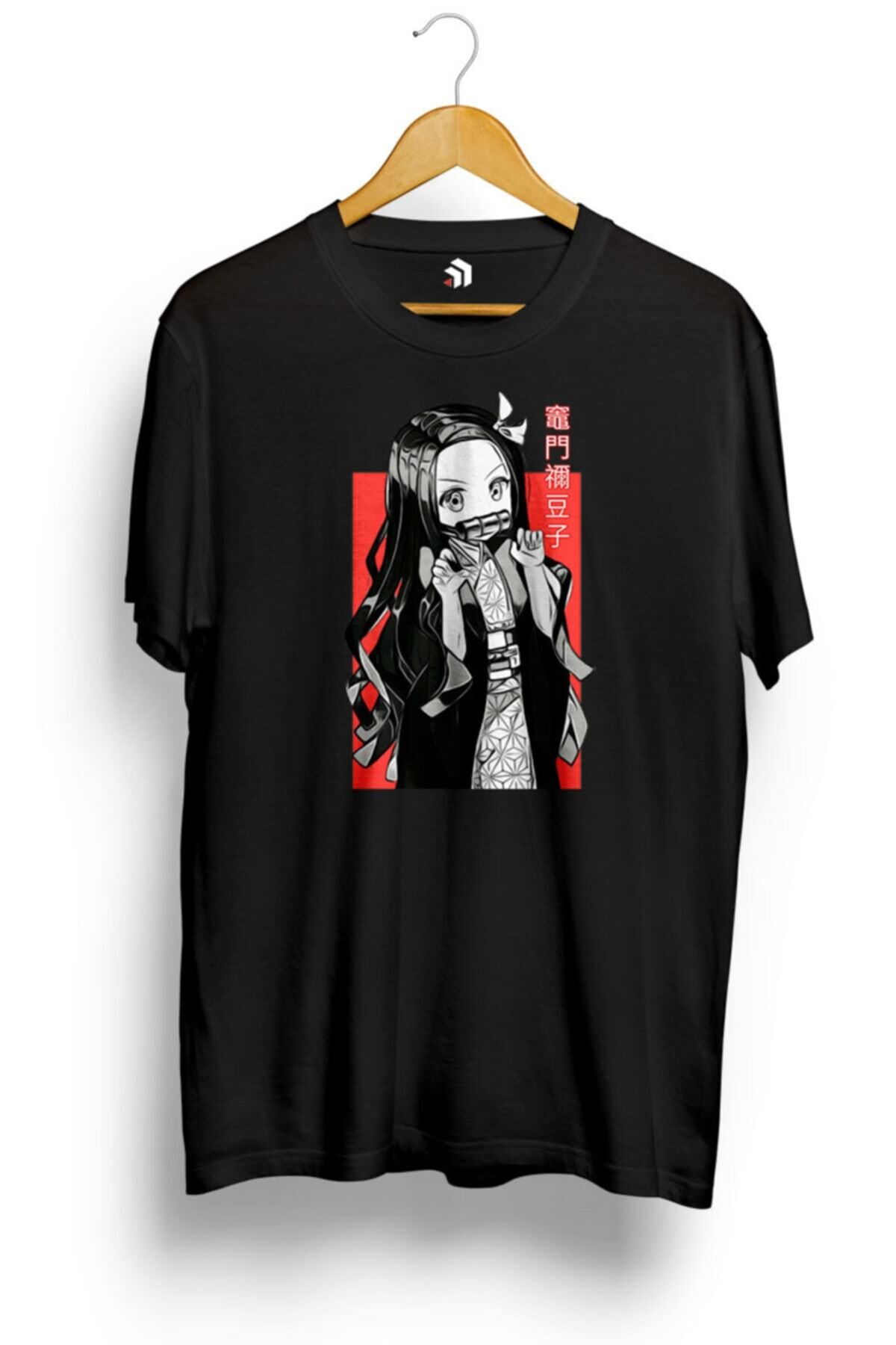 Miba Store Nezuko Kamado Kimetsu No Yaiba Demon Slayer Anime Baskılı Tişört