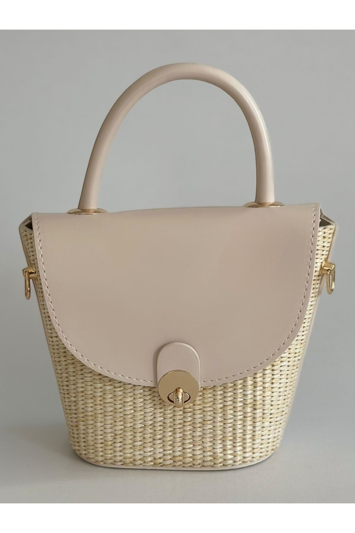 Boutiquehaki Ardea Hasır Bucket El ve Omuz Çantası