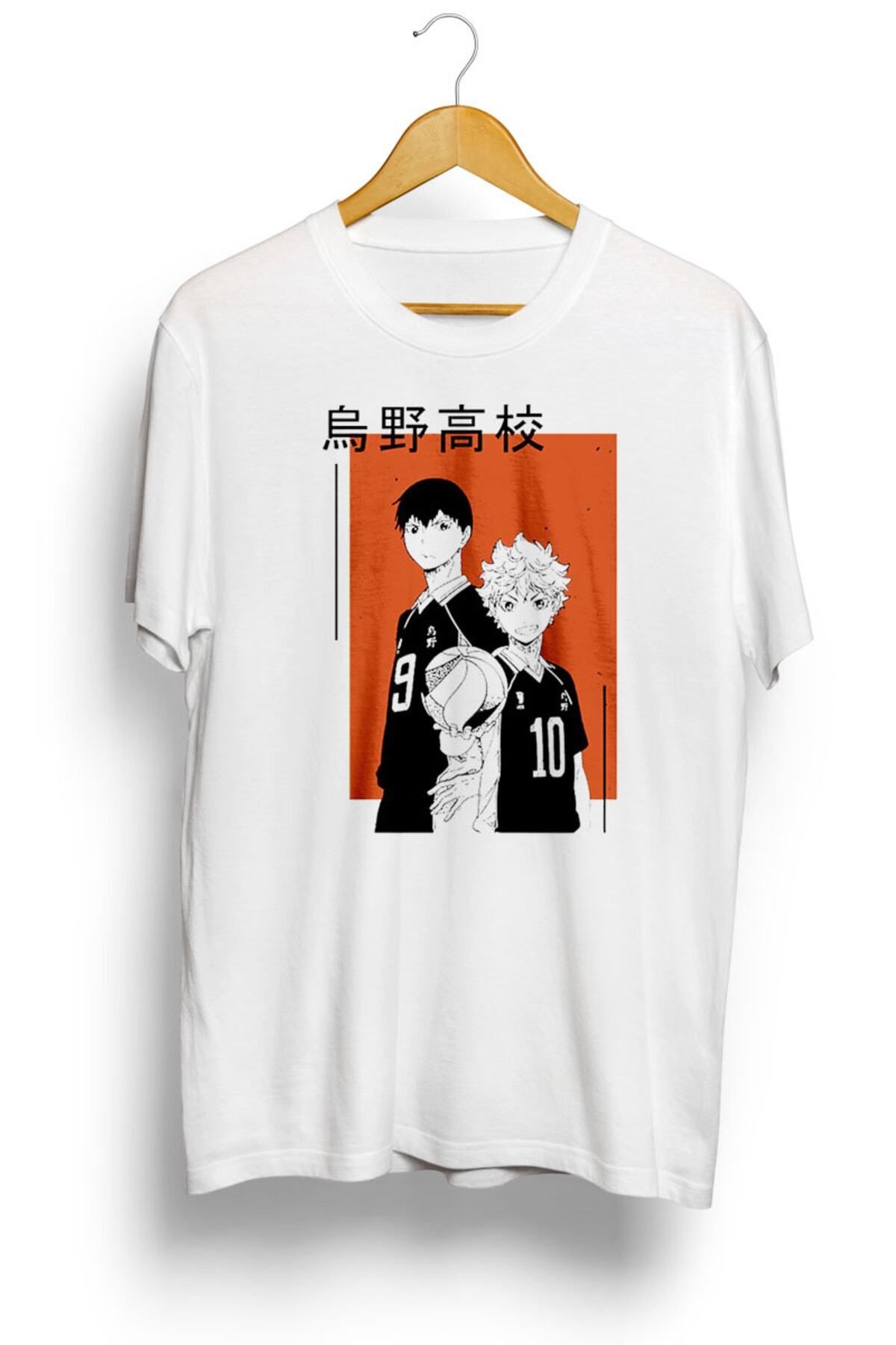 Miba Store Haikyuu! Karasuno Kagehina Anime Baskılı Tişört