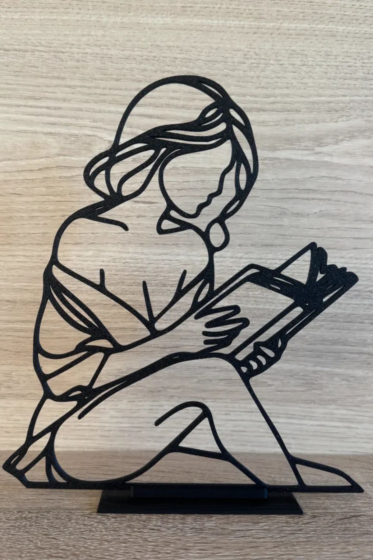 Sapphire 3D Kitap Severlere Dekoratif Biblo , İnce biblo , Otel Ev Ofis Duvar Süsü