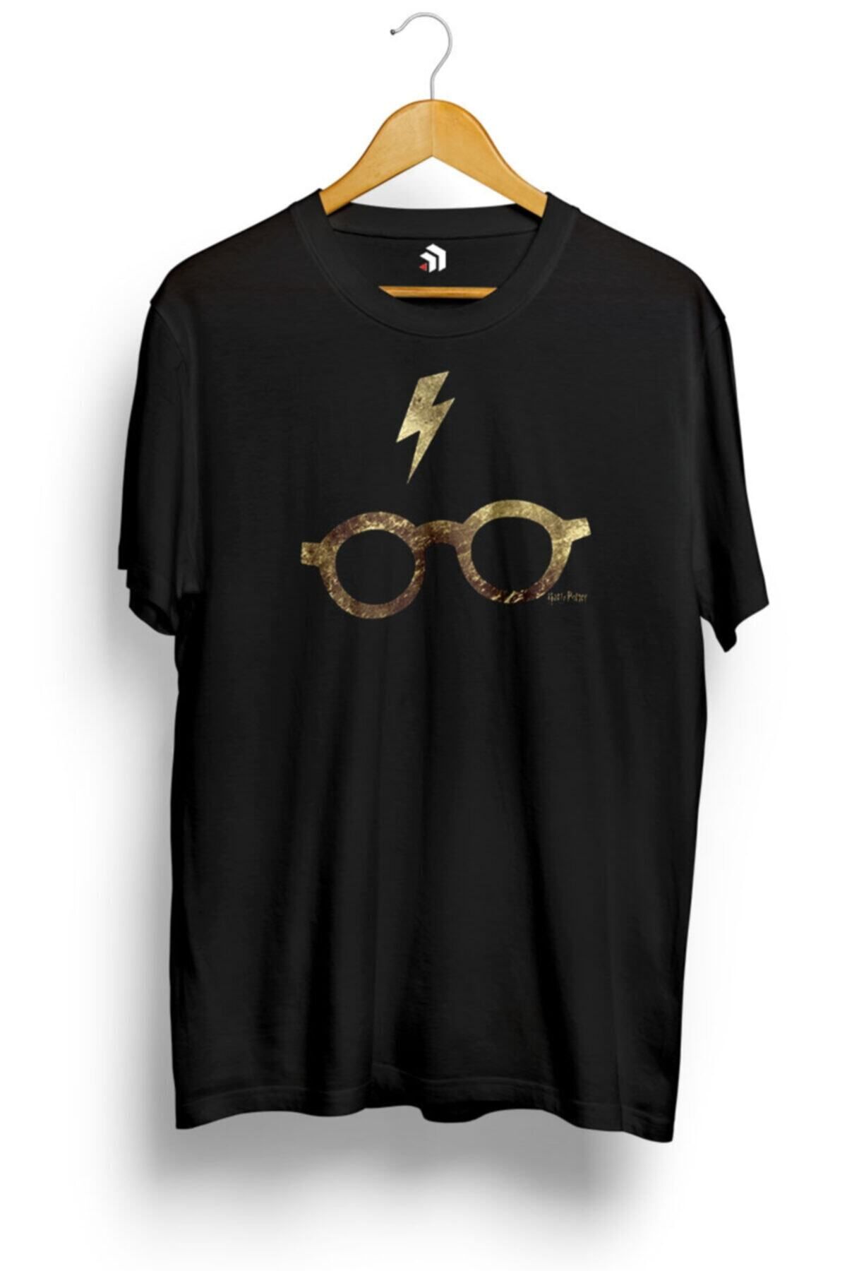 Miba Store Harry Potter Glasses And Scar Baskılı Tişört