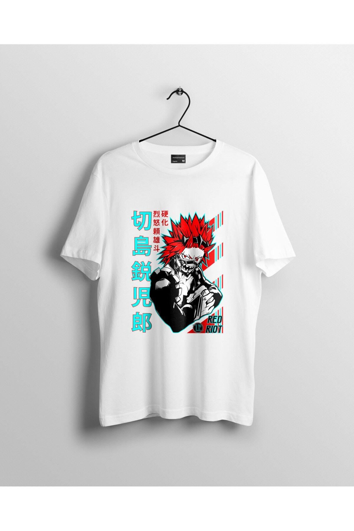 Miba Store Eijiro Kirishima My Hero Academia Anime Baskılı Tişört