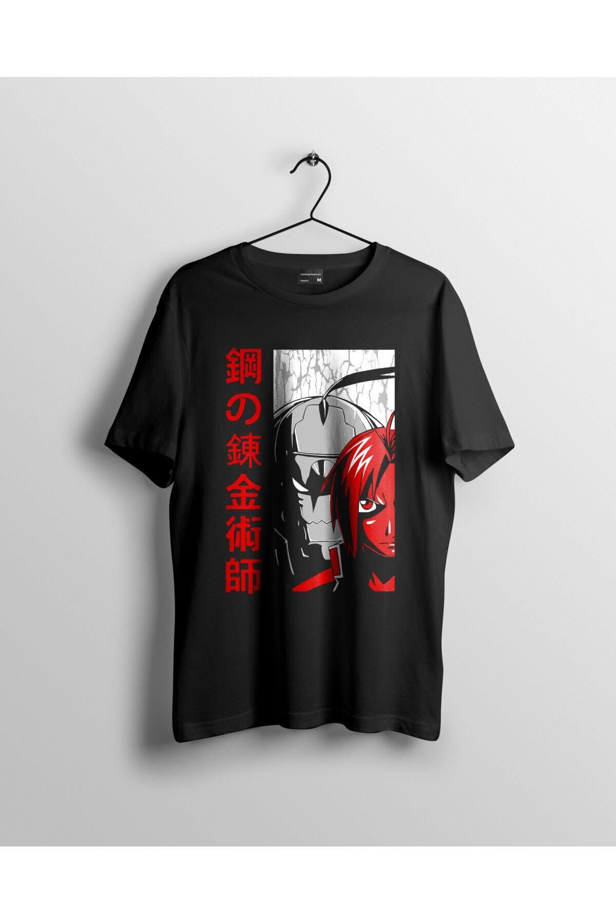 Miba Store Fullmetal Alchemist Brotherhood Baskılı Anime Tişört